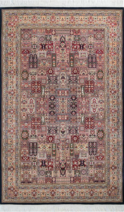 Pak-Persian Black Hand Knotted 46 X 73 Area Rug 700-147125 Image 0