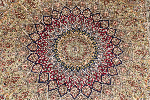 Pak-Persian Red Hand Knotted 62 X 94 Area Rug 700-147129 Image 5