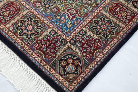 Pak-Persian Blue Hand Knotted 47 X 71 Area Rug 700-147133 Image 5