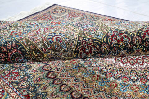 Pak-Persian Blue Hand Knotted 47 X 71 Area Rug 700-147133 Image 8