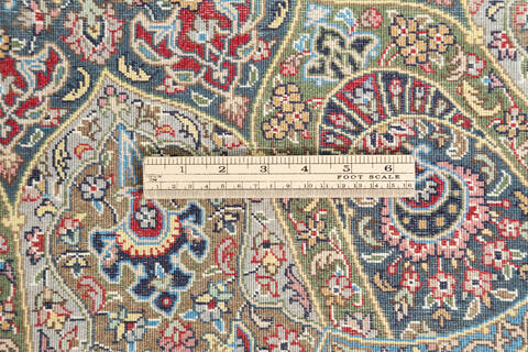 Pak-Persian Blue Hand Knotted 47 X 71 Area Rug 700-147133 Image 9