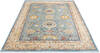 Chobi Blue Hand Knotted 81 X 101  Area Rug 700-147135 Thumb 1