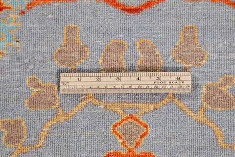 Chobi Grey Hand Knotted 80 X 104 Area Rug 700-147136 Image 8