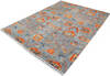 Chobi Grey Hand Knotted 80 X 104 Area Rug 700-147136 Thumb 2
