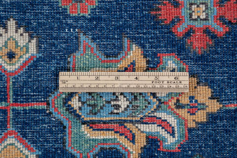 Kazak Blue Hand Knotted 81 X 99 Area Rug 700-147138 Image 8
