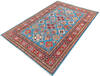 Kazak Blue Hand Knotted 66 X 98 Area Rug 700-147139 Thumb 2