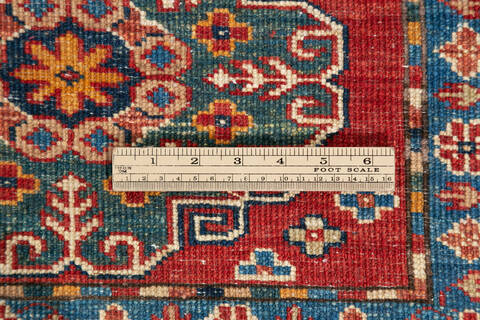 Kazak Red Hand Knotted 41 X 57 Area Rug 700-147141 Image 7
