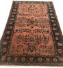 Sarouk Red Hand Knotted 44 X 66 Area Rug 254-147150 Thumb 1