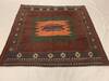 Kilim Red Square Hand Knotted 43 X 48 Area Rug 254-147151 Thumb 4