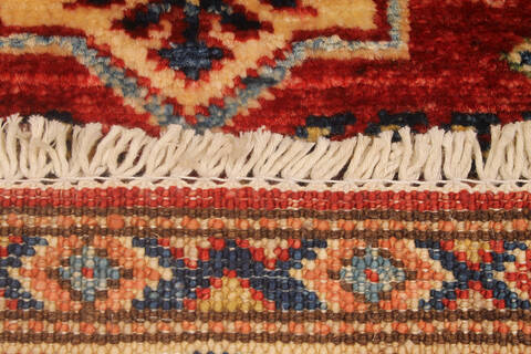 Kazak Red Runner Hand Knotted 21 X 60 Area Rug 254-147153 Image 1