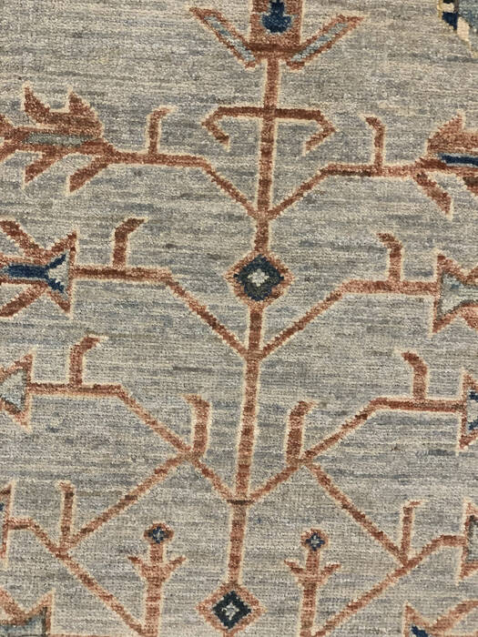 Gabbeh Brown Hand Knotted 510 X 810 Area Rug 254-147155 Image 5