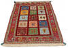 Gabbeh Red Hand Knotted 34 X 47  Area Rug 254-147158 Thumb 4