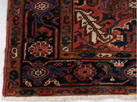 Heriz Red Runner Hand Knotted 40 X 810 Area Rug 254-147159 Image 4