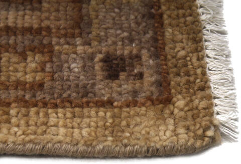 Moroccan Beige Hand Knotted 80 X 100 Area Rug 254-147161 Image 1