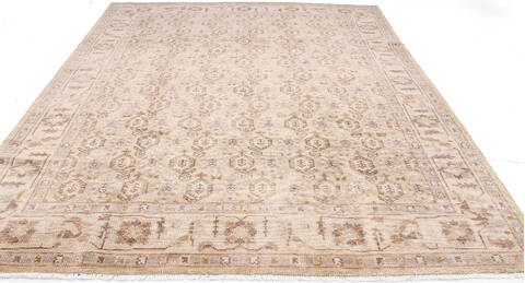 Moroccan Beige Hand Knotted 80 X 100 Area Rug 254-147161 Image 5