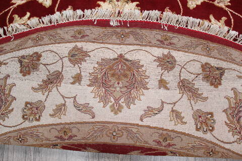 Jaipur Red Round Hand Knotted 911 X 100 Area Rug 905-147163 Image 6