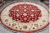 Jaipur Red Round Hand Knotted 911 X 100  Area Rug 905-147163 Thumb 1