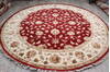Jaipur Red Round Hand Knotted 911 X 100 Area Rug 905-147163 Thumb 1