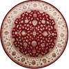 Jaipur Red Round Hand Knotted 911 X 100  Area Rug 905-147163 Thumb 0