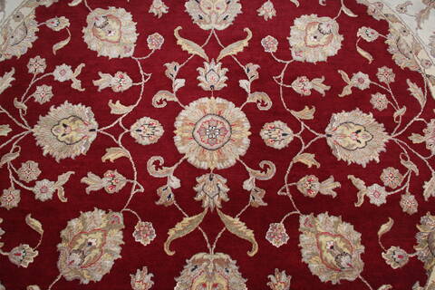 Jaipur Red Round Hand Knotted 710 X 80 Area Rug 905-147165 Image 3