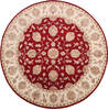 Jaipur Red Round Hand Knotted 710 X 80  Area Rug 905-147165 Thumb 0