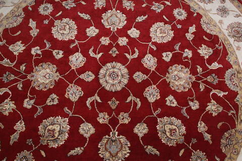 Jaipur Red Round Hand Knotted 711 X 710 Area Rug 905-147166 Image 3