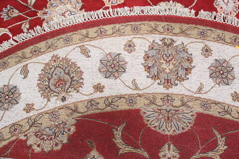 Jaipur Red Round Hand Knotted 711 X 710 Area Rug 905-147166 Image 6