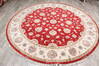 Jaipur Red Round Hand Knotted 711 X 710  Area Rug 905-147166 Thumb 1