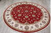 Jaipur Red Round Hand Knotted 711 X 710  Area Rug 905-147166 Thumb 5