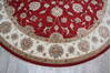 Jaipur Red Round Hand Knotted 80 X 82 Area Rug 905-147171 Thumb 2