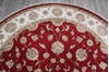 Jaipur Red Round Hand Knotted 80 X 82  Area Rug 905-147171 Thumb 4