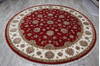 Jaipur Red Round Hand Knotted 80 X 82  Area Rug 905-147171 Thumb 5