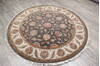 Jaipur Grey Round Hand Knotted 60 X 61  Area Rug 905-147172 Thumb 2