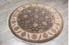 Jaipur Grey Round Hand Knotted 60 X 61  Area Rug 905-147172 Thumb 3