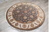 Jaipur Grey Round Hand Knotted 60 X 61 Area Rug 905-147172 Thumb 3