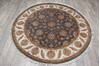 Jaipur Grey Round Hand Knotted 60 X 61 Area Rug 905-147172 Thumb 5
