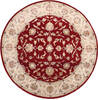 Jaipur Red Round Hand Knotted 60 X 60 Area Rug 905-147173 Thumb 0