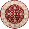 Jaipur Red Round Hand Knotted 60 X 60  Area Rug 905-147173 Thumb 0