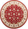 Jaipur Red Round Hand Knotted 60 X 61  Area Rug 905-147174 Thumb 0