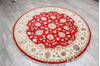 Jaipur Red Round Hand Knotted 60 X 511  Area Rug 905-147175 Thumb 4