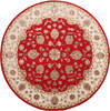 Jaipur Red Round Hand Knotted 60 X 511  Area Rug 905-147175 Thumb 0