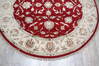 Jaipur Red Round Hand Knotted 60 X 60  Area Rug 905-147176 Thumb 3
