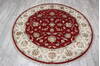 Jaipur Red Round Hand Knotted 60 X 60  Area Rug 905-147176 Thumb 5