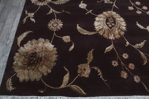 Jaipur Brown Hand Knotted 91 X 120 Area Rug 905-147178 Image 2