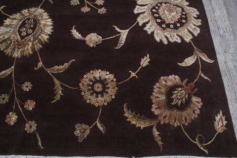 Jaipur Brown Hand Knotted 91 X 120 Area Rug 905-147178 Image 3