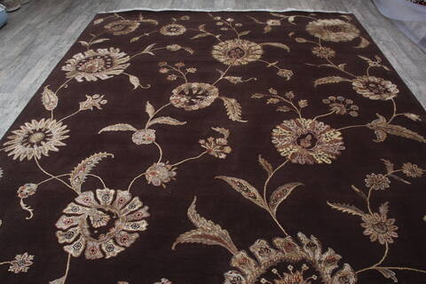 Jaipur Brown Hand Knotted 91 X 120 Area Rug 905-147178 Image 7