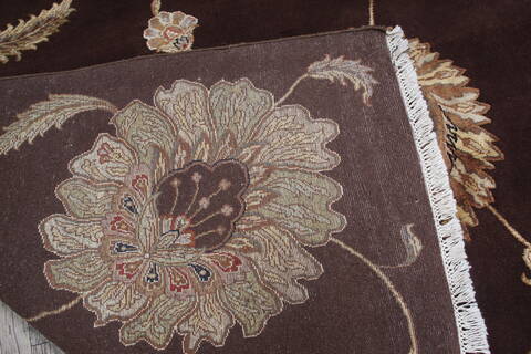 Jaipur Brown Hand Knotted 91 X 120 Area Rug 905-147178 Image 8