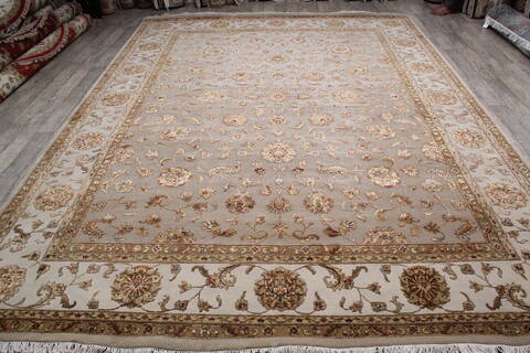 Jaipur Beige Hand Knotted 90 X 121 Area Rug 905-147181 Image 1