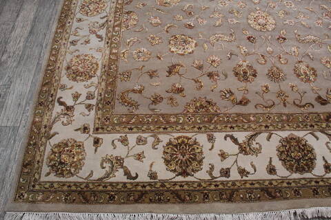 Jaipur Beige Hand Knotted 90 X 121 Area Rug 905-147181 Image 2