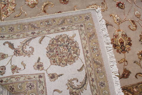 Jaipur Beige Hand Knotted 90 X 121 Area Rug 905-147181 Image 8